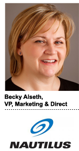 Becky Alseth，营销副总裁和直接在鹦鹉螺