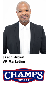 Jason Brown, Champs Sports的营销副总裁