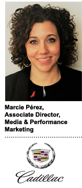 MarciePérez，凯迪拉克媒体和绩效营销副主任