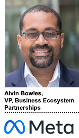 商业生态系统合作伙伴副总裁Alvin Bowles，Meta