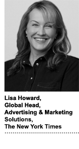 《纽约时报》广告和营销解决方案全球主管丽莎·霍华德