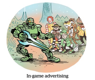 漫画:游戏内广告