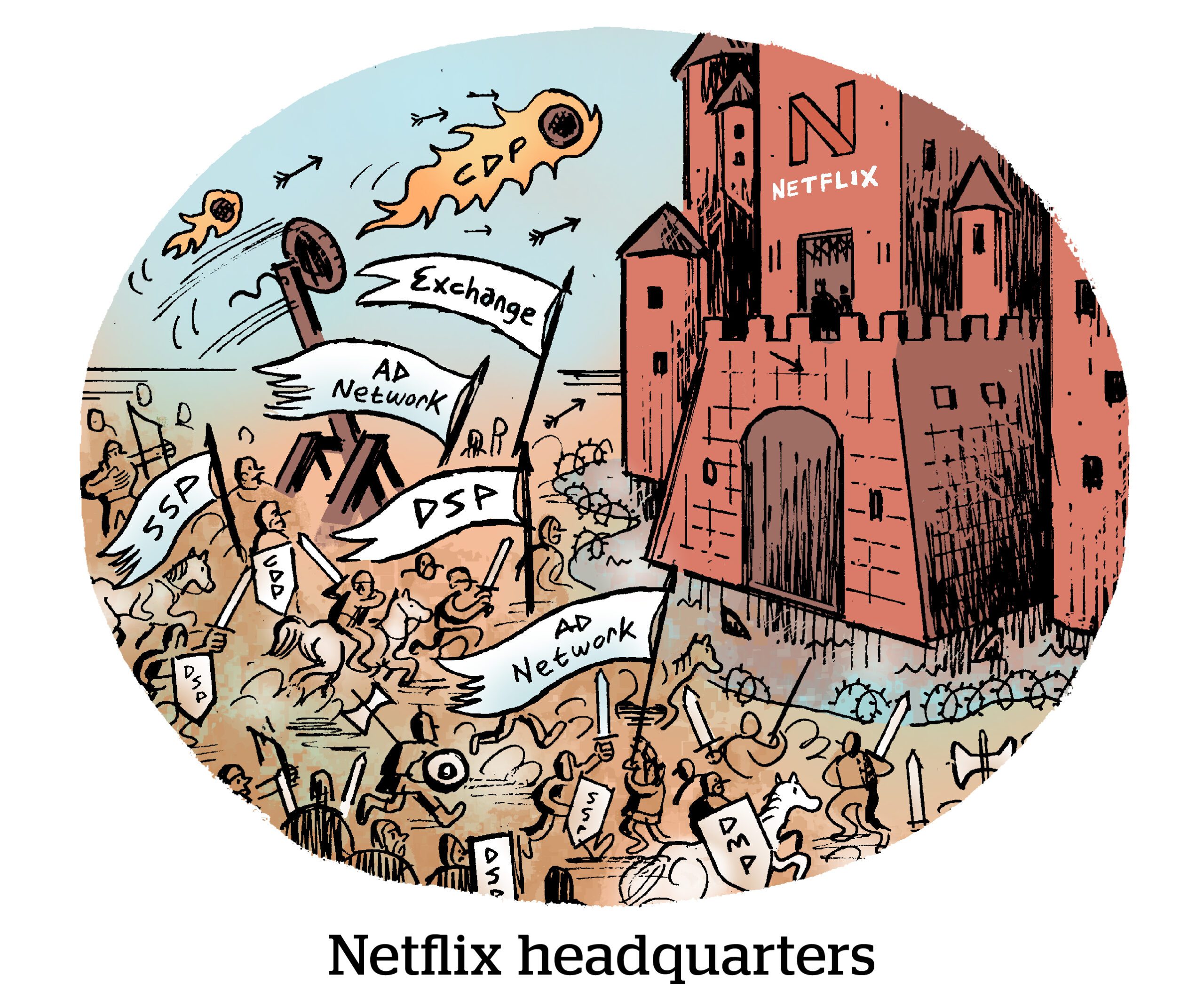漫画:Netflix总部