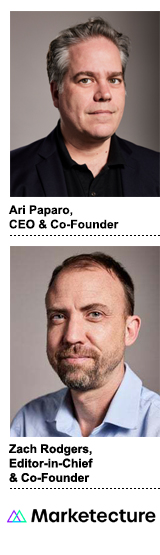 Ari Paparo，首席执行官兼联合创始人，以及Zach Rodgers，主编与联合创始人，Marketecture.tv