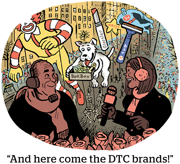漫画:“DTC品牌来了!”