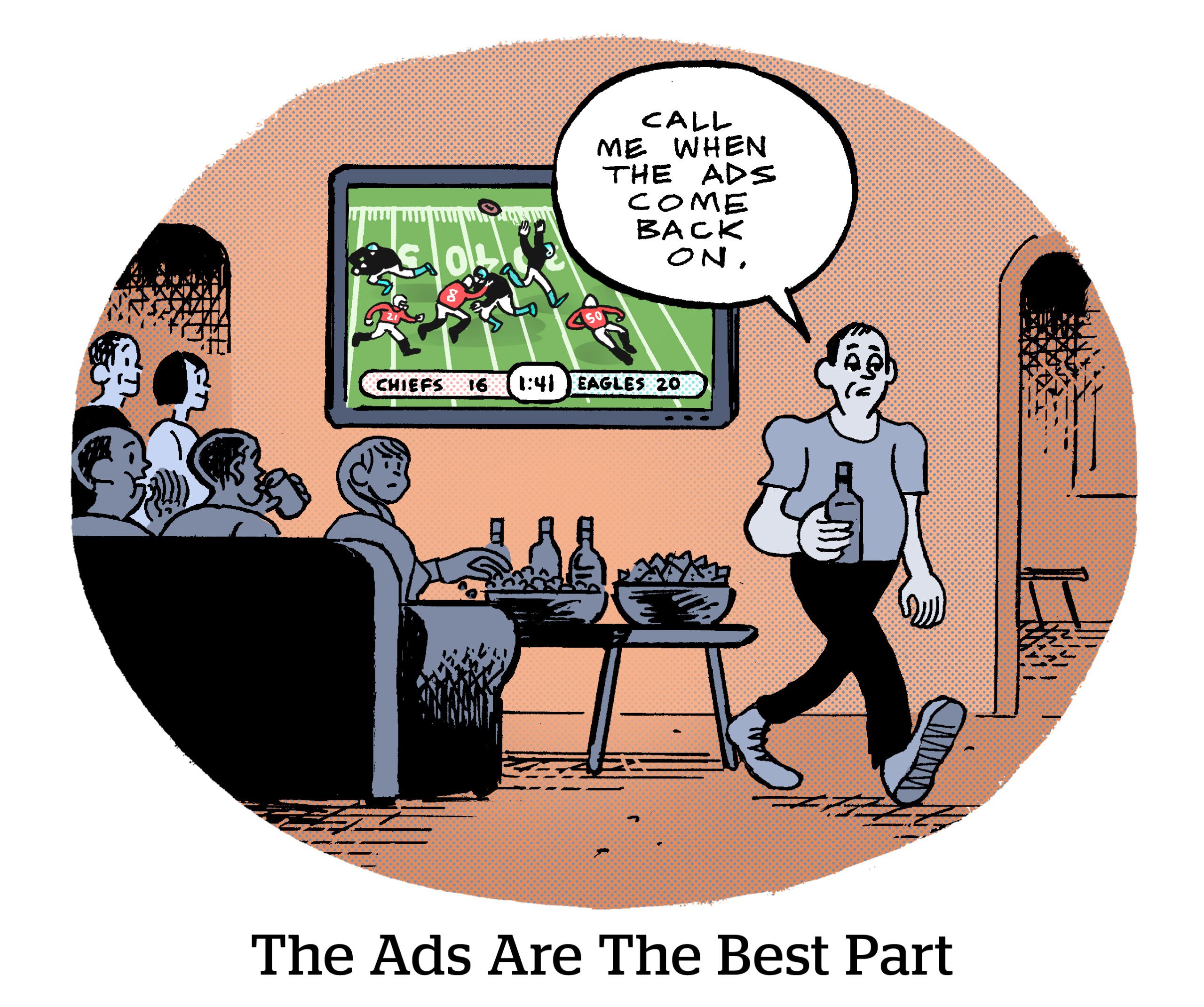 漫画:广告是最棒的部分